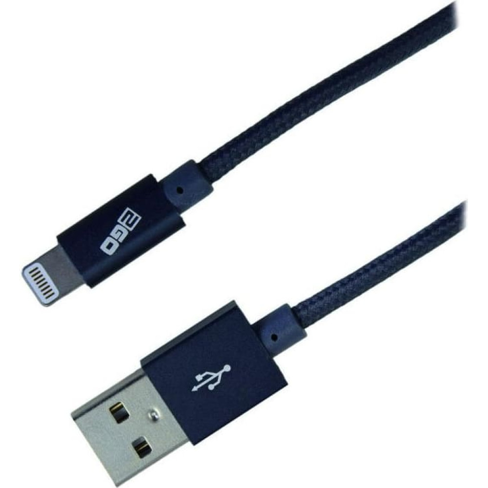 2GO USB Lade-/Datenkabel Lightning MFI-zert. 2m anthrazit