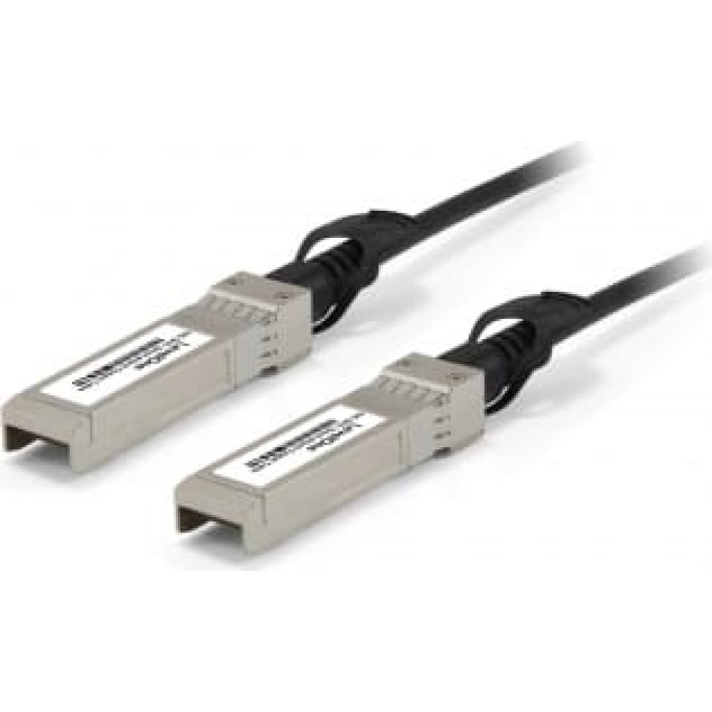 Level One LevelOne DAC-0105 InfiniBand un optiskās šķiedras kabelis 5 m SFP+ Melns, Nerūsējošs tērauds