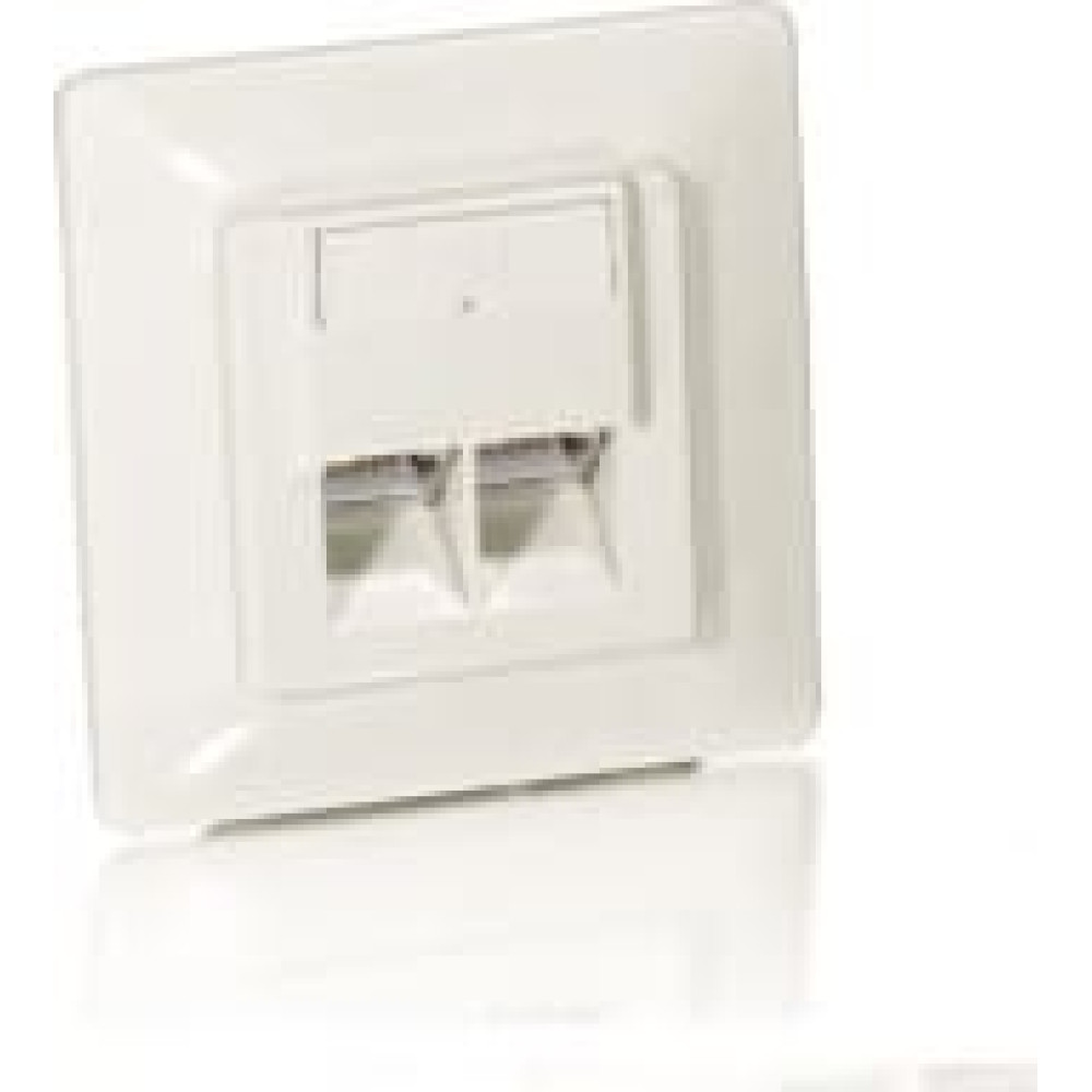 Equip 125722 kontatkligzda RJ-45 Balts
