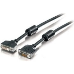 Equip DVI(24+1)-(24+1) St/Bu 1.8m 1920x1200 Verlängerung  sw Polybeutel