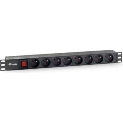 Equip Steckdosenleiste 19"(1HE)8fach CEE7/5 1,8m (Franz.)