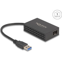 Delock USB Type-A Network Adapter Gigabit LAN 1 x SFP