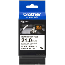 Brother HSE-251E marķēšanas lenta Melns uz balta