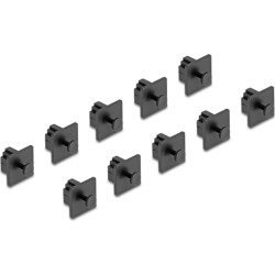 Delock Dust Cover for RJ10 jack with grip 10 pieces black