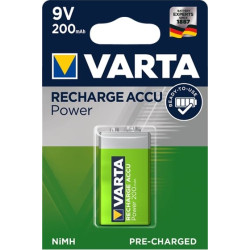 Varta Akku RECHARGE Power    9V        200mAh           1St.