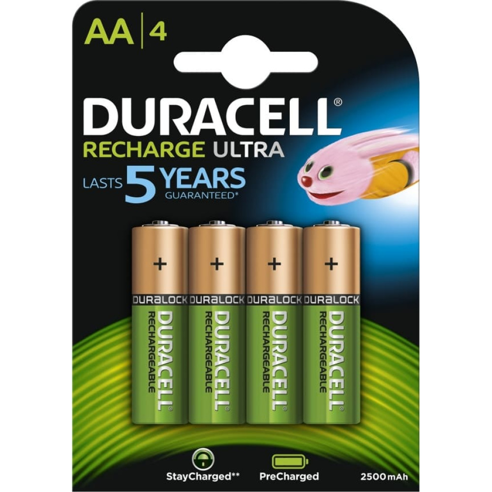 Duracell 4xAA Akumulators AA