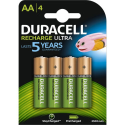 Duracell 4xAA Akumulators AA
