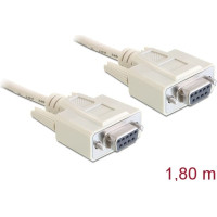 Delock Cable Serial Null modem 9 pin female > 9 pin female 1.8 m