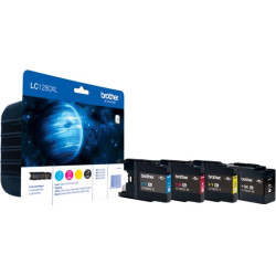 Brother LC1280XLVALBP tintes kārtridžs 4 pcs Oriģināls Melns, Tirkīzzils, Fuksīns, Dzeltens