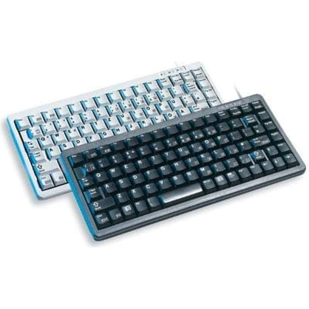 Cherry Compact keyboard G84-4100, light grey, CH tastatūra USB + PS/2 Pelēks