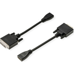 Secomp STANDARD Cableadapter, DVI M - HDMI F