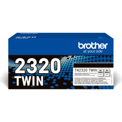 Brother TN-2320TWIN tonera kārtridžs 1 pcs Oriģināls Melns