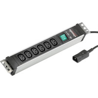 Bachmann power strip 6x C13 socket, C14 plug