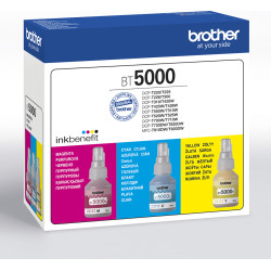 Brother BT5000CLVAL ink cartridge 3 pc(s) Compatible Cyan, Magenta, Yellow