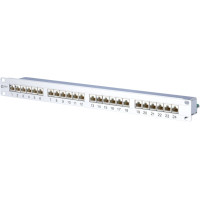 Metz Connect E-DAT C6A 24 port patch panel 1RU LSA