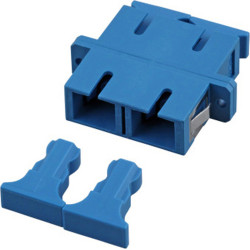 Divers LWL-Kupplung Single-Mode, SC/SC duplex, blau