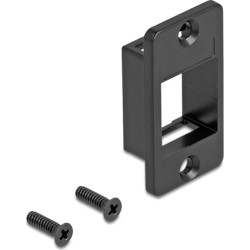 Delock Keystone Holder for cases conical black