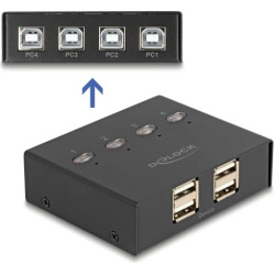 Delock USB 2.0 Switch 4 PC to 4 devices