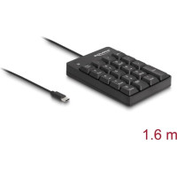 Delock USB Type-C™ Number Pad 19 keys black