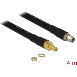 Delock Antenna Cable RP-SMA Plug  RP-SMA Jack CFD400 LLC400 4 m low loss