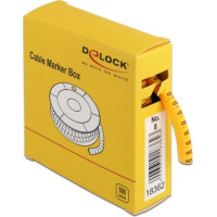 Delock Cable Marker Box, No. 8, yellow, 500 pieces