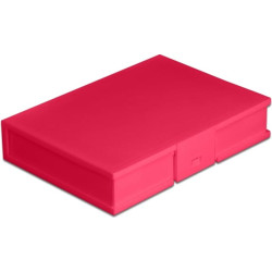 Delock Protection Box for 3.5″ HDD red