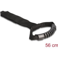 Delock Carrying Strap with hook-and-loop fastener L 560 x W 50 mm black 2 pieces