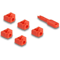 Delock RJ45 Port Blocker Set for RJ45 jack 10 pieces