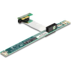 Delock Riser Card PCI Express x1 > x1 with flexible cable 7 cm