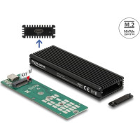 Delock External USB Type-C™ Combo Enclosure for M.2 NVMe PCIe or SATA SSD