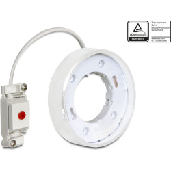 Delock Lighting GX53 surface mount base round type F white