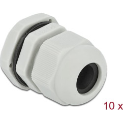 Delock Cable Gland PG13.5 10 pieces grey