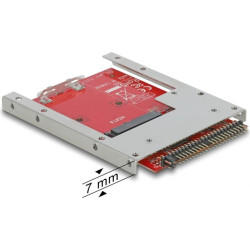 Delock Konverter IDE 44 Pin > mSATA mit 2.5″ Rahmen - 7 mm