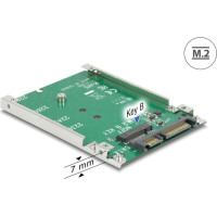Delock 2.5″ Converter SATA 22 pin > 1 x M.2 key B - 7 mm