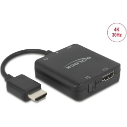 Delock HDMI Audio Extractor 4K 30 Hz compact
