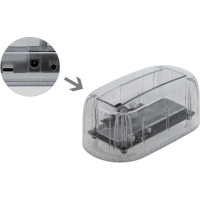 Delock USB Type-C™ Docking Station for 1 x SATA HDD / SSD transparent