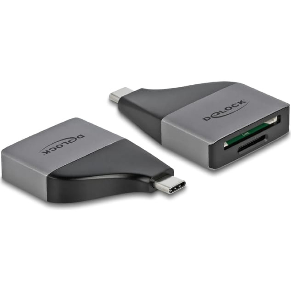 Delock USB Type-C™ Card Reader for SD / MMC + Micro SD memory cards – compact design