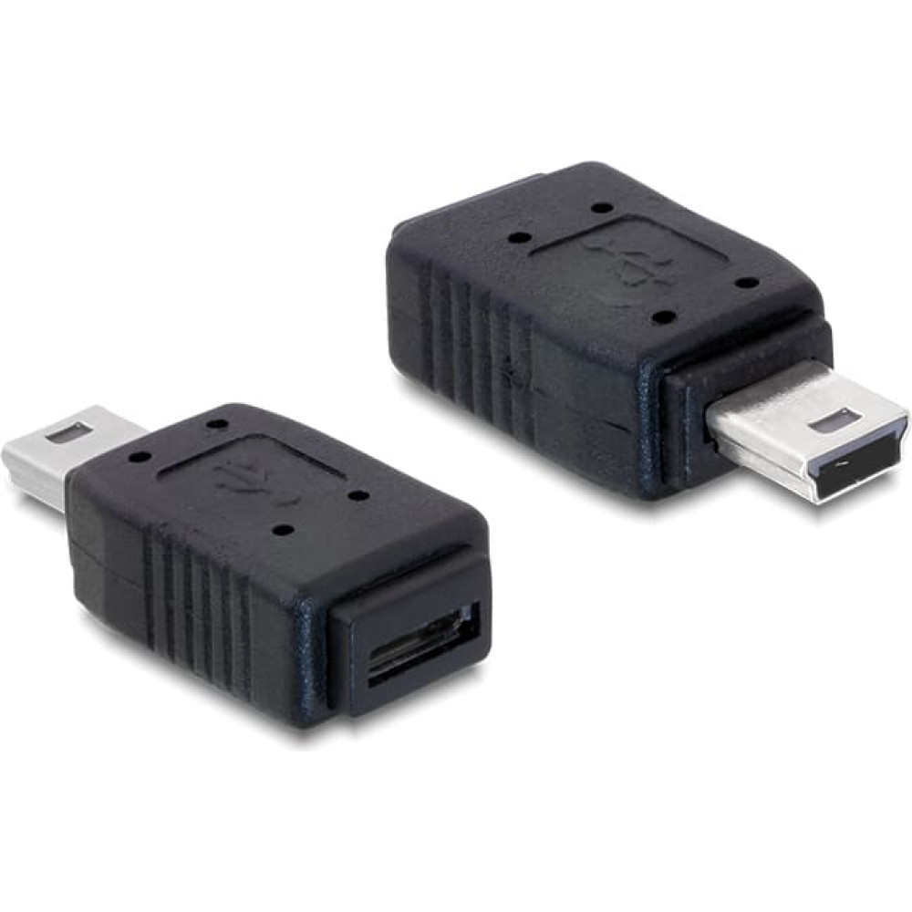 Delock Adapter USB mini male to USB micro-A+B female