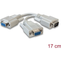 Delock Adapter Serial D-Sub9 male > 2 x female 17 cm
