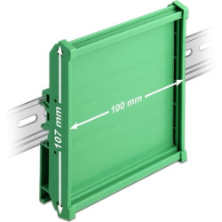 Delock Board Holder (107 mm) for DIN Rail 10 cm long