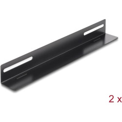 Delock 19″ Mounting Bracket for network cabinet 300 x 40 mm 2 pieces