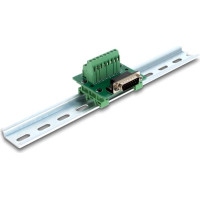 Delock D-Sub 15 pin male to Terminal Block for DIN rail