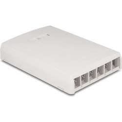 Delock Keystone Surface Mounted Box surface mounted 6 Port white