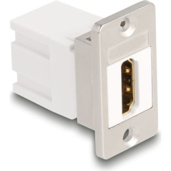 Delock Panel Mount Keystone Module HDMI female to female 8K 60 Hz conical