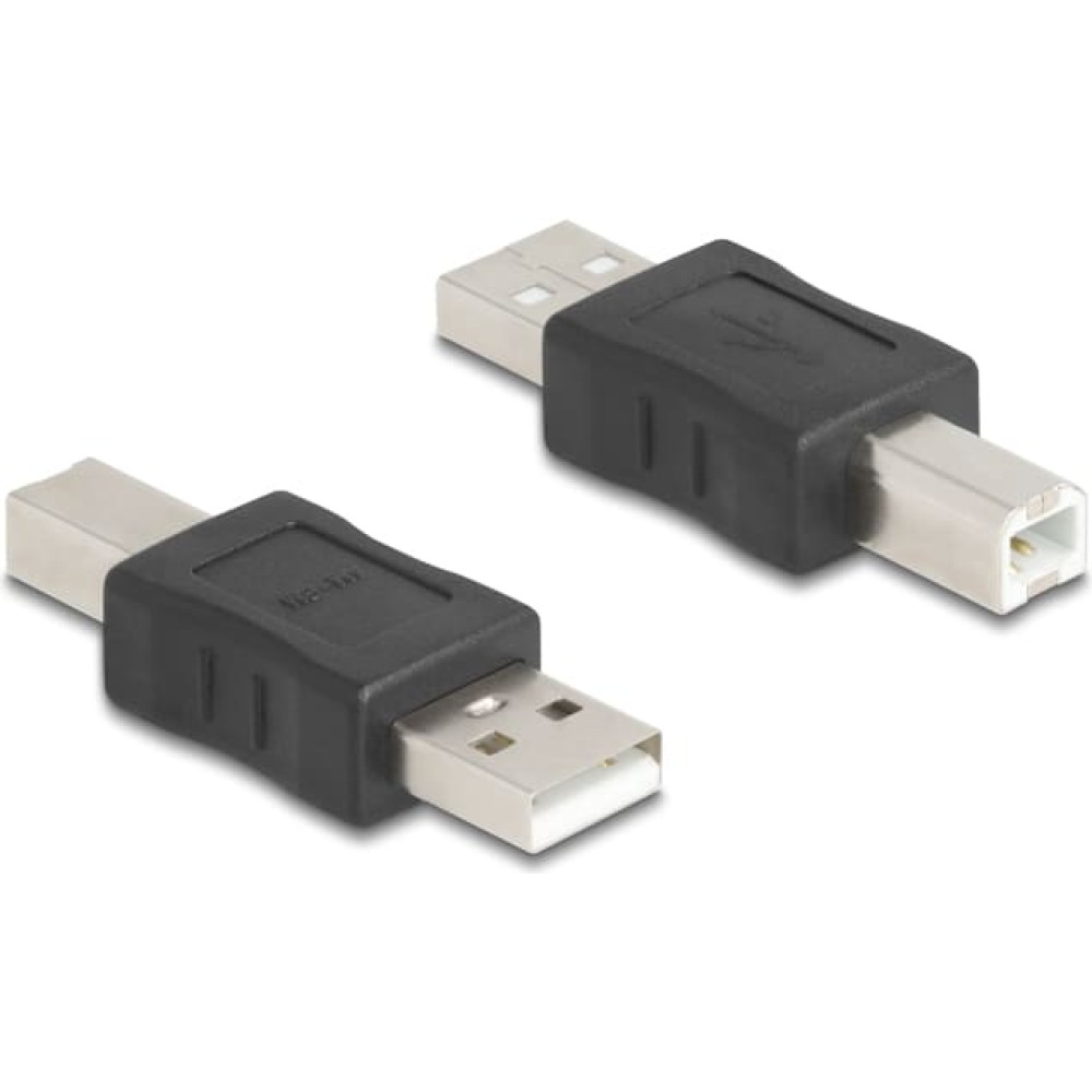 Delock USB 2.0 Adapter USB Type-A male to USB Type-B male