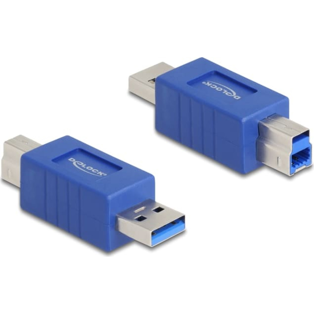 Delock USB 5 Gbps Adapter USB Type-A male to USB Type-B male (crossed)