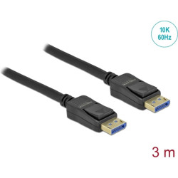 Delock DisplayPort cable 10K 60 Hz 54 Gbps 3 m