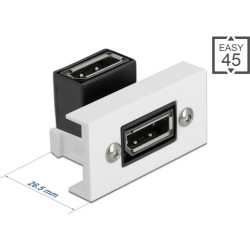 Delock Easy 45 DisplayPort Module angled 90° 22.5 x 45 mm