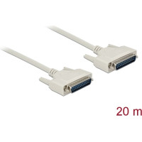 Delock Serial Cable D-Sub 25 male to male 20 m