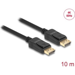 Delock Cable Displayport 1.2 male > Displayport male 4K 60 Hz 10 m